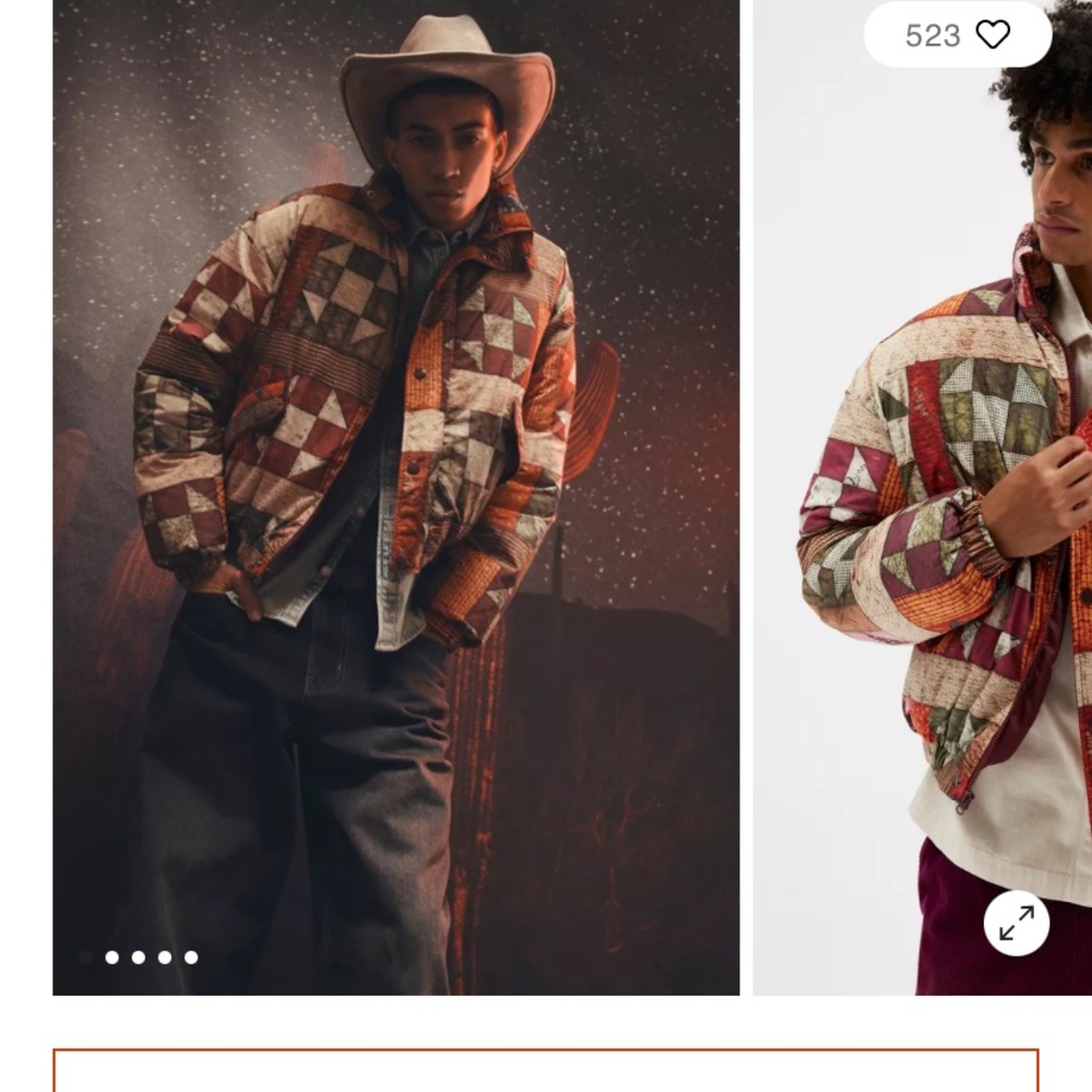 Urban Outfitters Patchwork Quilted Jacket